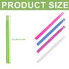 Stage Performances Fluorescent Drumsticks 5A Nylon Drumsticks with NonSlip Handles Luminous Light Up Drum Sticks