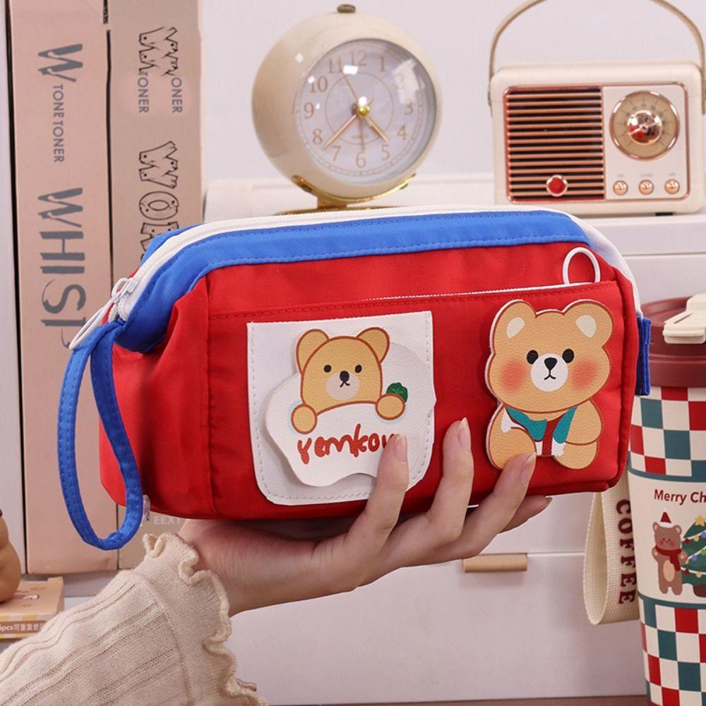 Cute Design Student Pencil Case High Aesthetic Value School Stationery Bag Student Stationery