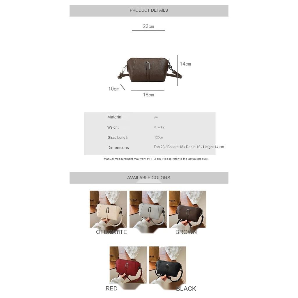 Xeie Thuk Crossbody Bag Women PU Minimalist Casual Daily