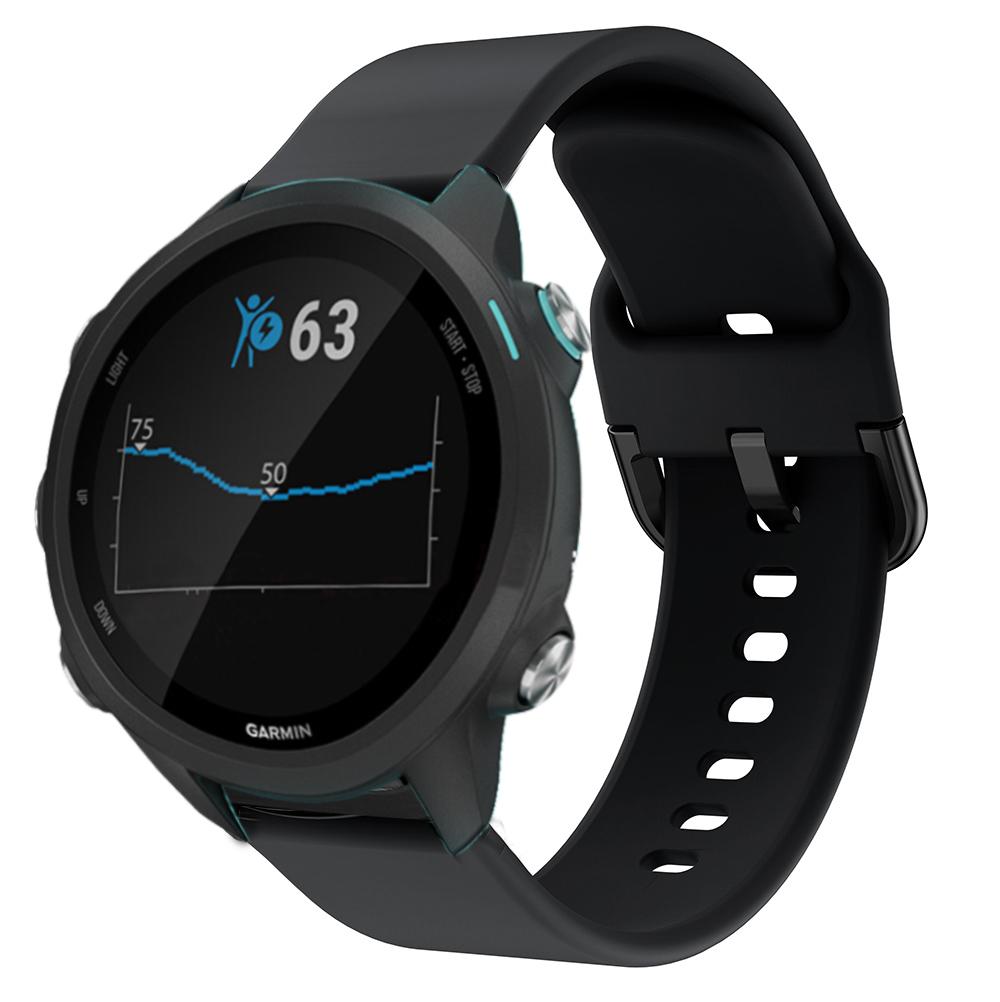 

20mm Silicone Smart Watch Band for Garmin Forerunner 245 Dark Blue