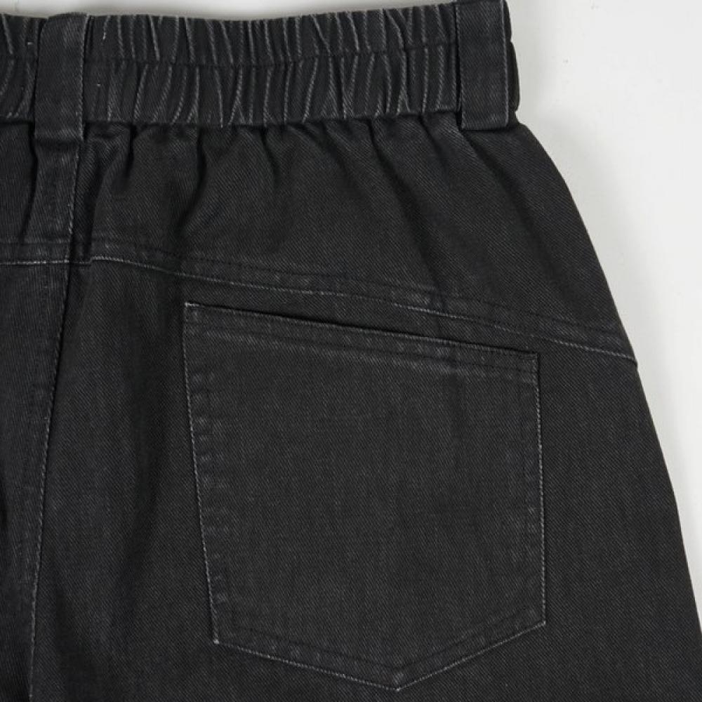 Weekhour Wide Cotton Pants Charcoal