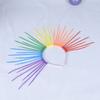 1 Stück Haarreif Mode Haarband Übertrieben Sonne Regenbogen Bunt Kopfschmuck Kreativ Göttin Heiligenschein