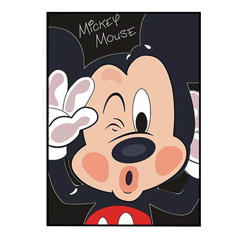Disney Minimalist Style Donald Duck Daisy Mickey 5D Diamond Painting Full of Diamonds DIY Handmade Diamond Painting Cartoon Decoration Painting Kit