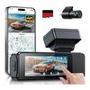 GKU D700 Drive Recorder Front and Rear Cameras 4K Small Drive Recorder [Touch Panel Type] 5G WiFi Linked App Operation GPS Equipped Compact Vehicle