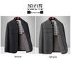 2025 Men's Trendy Stand Collar Jacket: Slim Fit Business Casual Suit for Spring and Autumn