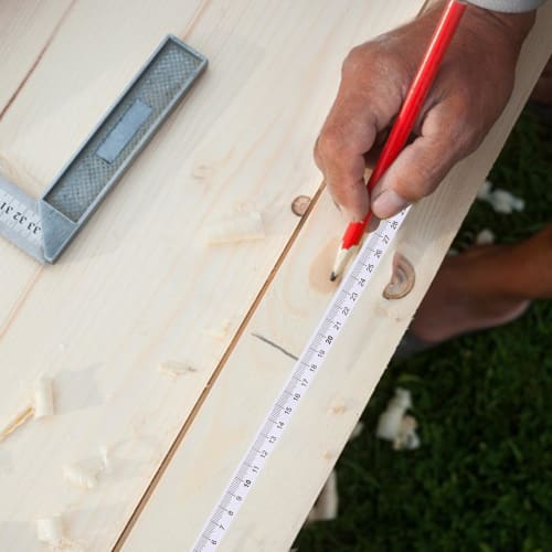 PATIKIL Adhesive Ruler, Set of 2, 100cm, Lined Tape Measure Tape, Sticker Tape for Workbench, Sewing, Saw, Drafting Table, Transparent