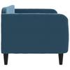 Vidaxl Sofa with Sleeping Function, Blue, 80X200 Cm, Upholstered In Velvet