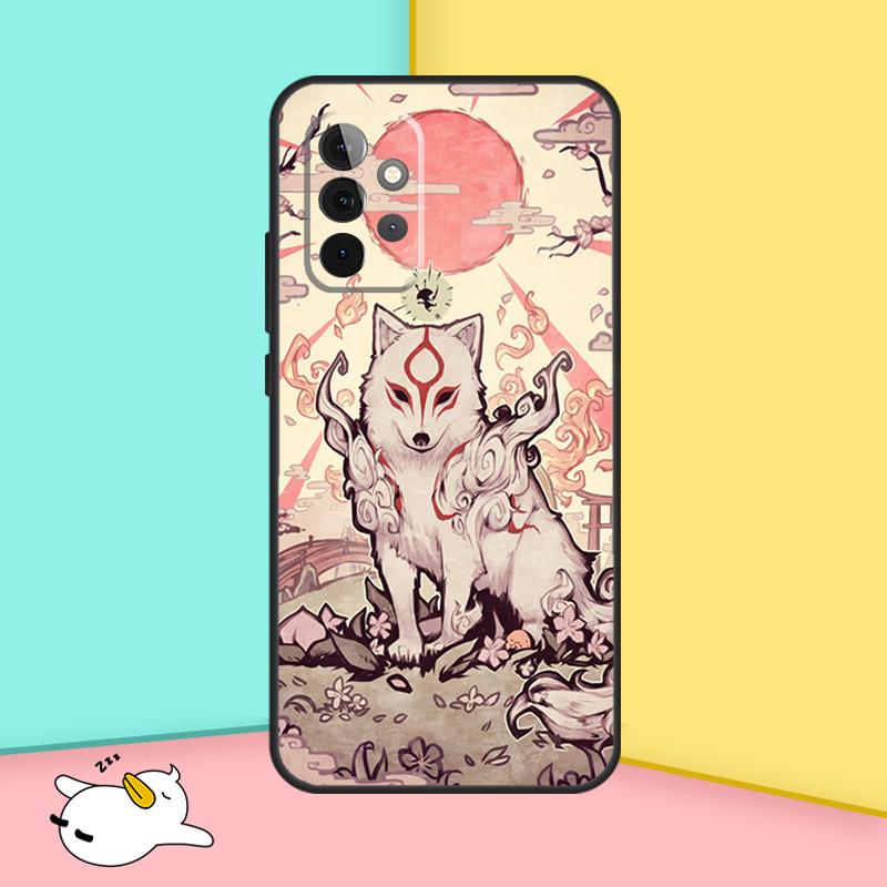 Kitsune Fox Art Case For Samsung Galaxy A36 A56 A16 A33 A13 A23 A52 A32 A12 A54 A34 A14 A53 A15 A35 A55 A17