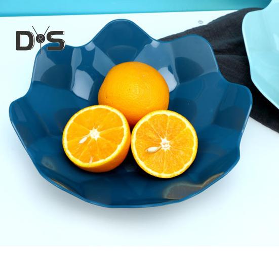Reusable Fruit Plate Large Capacity Plastic Heightened Base Candy Plate