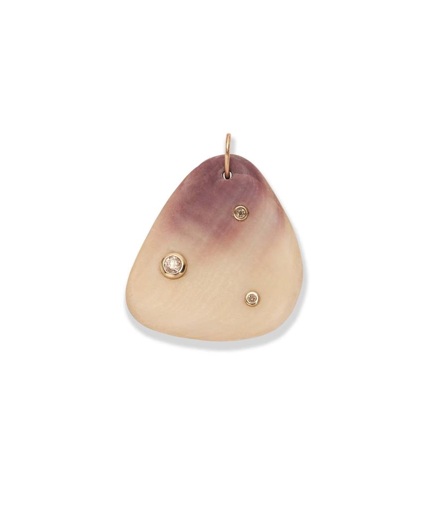 Colorful Natural Stone Zircon DIY Pendants with Gold Plating - European & American Fashion Jewelry