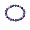 Cadeaux Festifs Bracelet Perles Améthyste Sodalite Pierre Naturelle Guérison Bijoux Mode Pour Hommes Femmes Usage Quotidien Cadeau