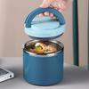 Portable Stainless Steel Breakfast Cup Soup Bowl Thermal Storage Container Sealed Bento Box With Handle