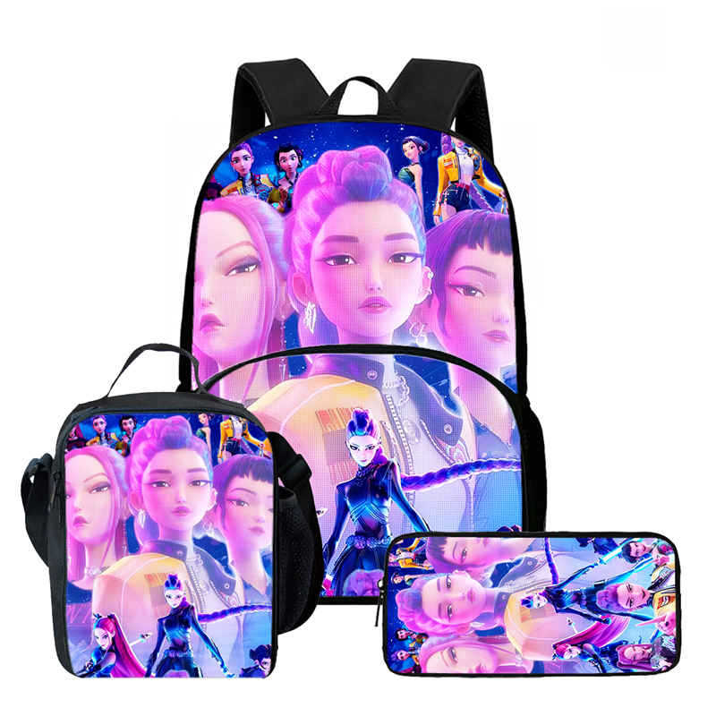 Kpop Witch Hunter Group Schoolbag High Definition Printing Casual Cross Border Light Backpack One Piece Hair