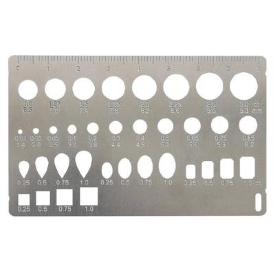 Essential Precise Diamantine Size Gauge Caliper Tool Measuring Instrument For Jewelry Making And Gemologists Evaluation