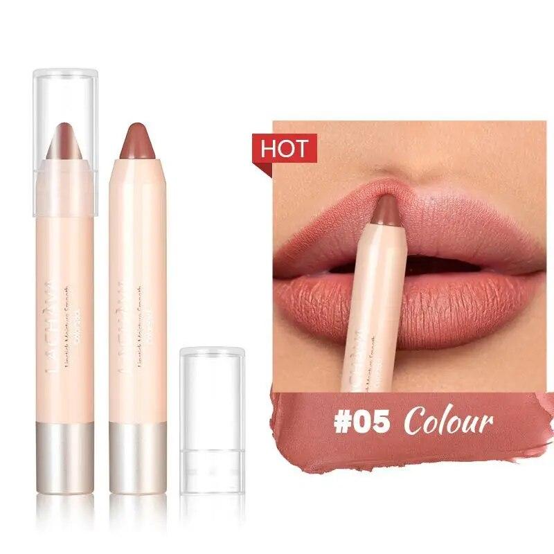 Lip Liner Pen Tint Sexy Red Matte Lip Contour Tint Lipstick Lasting Nonstick Cup Pen Lips Makeup Waterproof Cosmetic