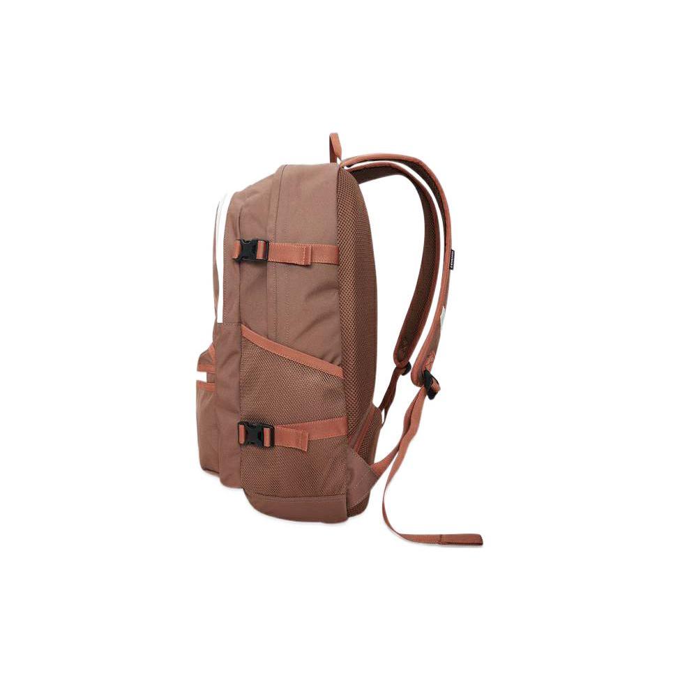 New Converse Straight Edge Polyester Backpack Regular Unisex Brown 10023003-A03