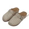 New Spring and Summer Bag Head Slippers Women's Platform Sandals Large Size Casual Bag Head Empty Half Drag Lazy Shoes