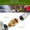 Quickly Connect Brass Adapter For High Pressures Systems M 22 Female Hose To 3/8Inch Pump Outlet Leak Prevention Design