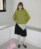 SINOON Wool Blend Hoodie Knit (Olive)