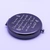 Portable Double-Sided Metal Folding Makeup Mirror for Men and Women