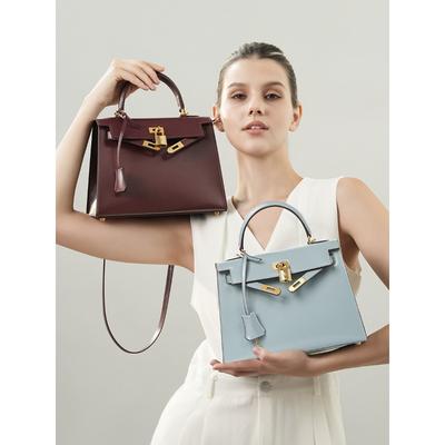 High End Verze Taška Druhá generace Vzor BOX Hovězí kůže Mini Kabelka Nová High-end Kůže Dámská Crossbody Taška