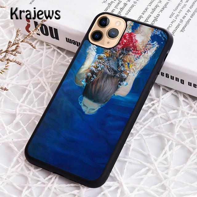 Krajews Abstract Art Underwater Boy Girl Phone Case For IPhone 18 17 Air 16 15 14 plus 11 12 13 pro max coque Shell Fundas