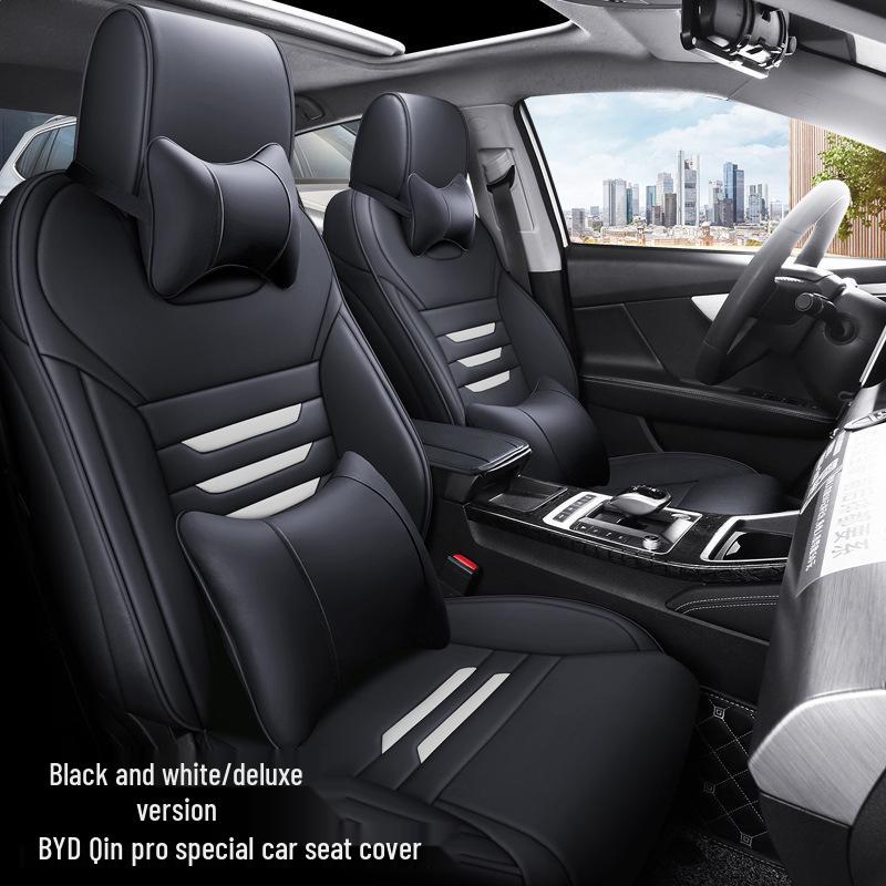 LS Custom Full-Coverage Car Seat Cushion for BYD Qin Pro - All-Season Sport Design