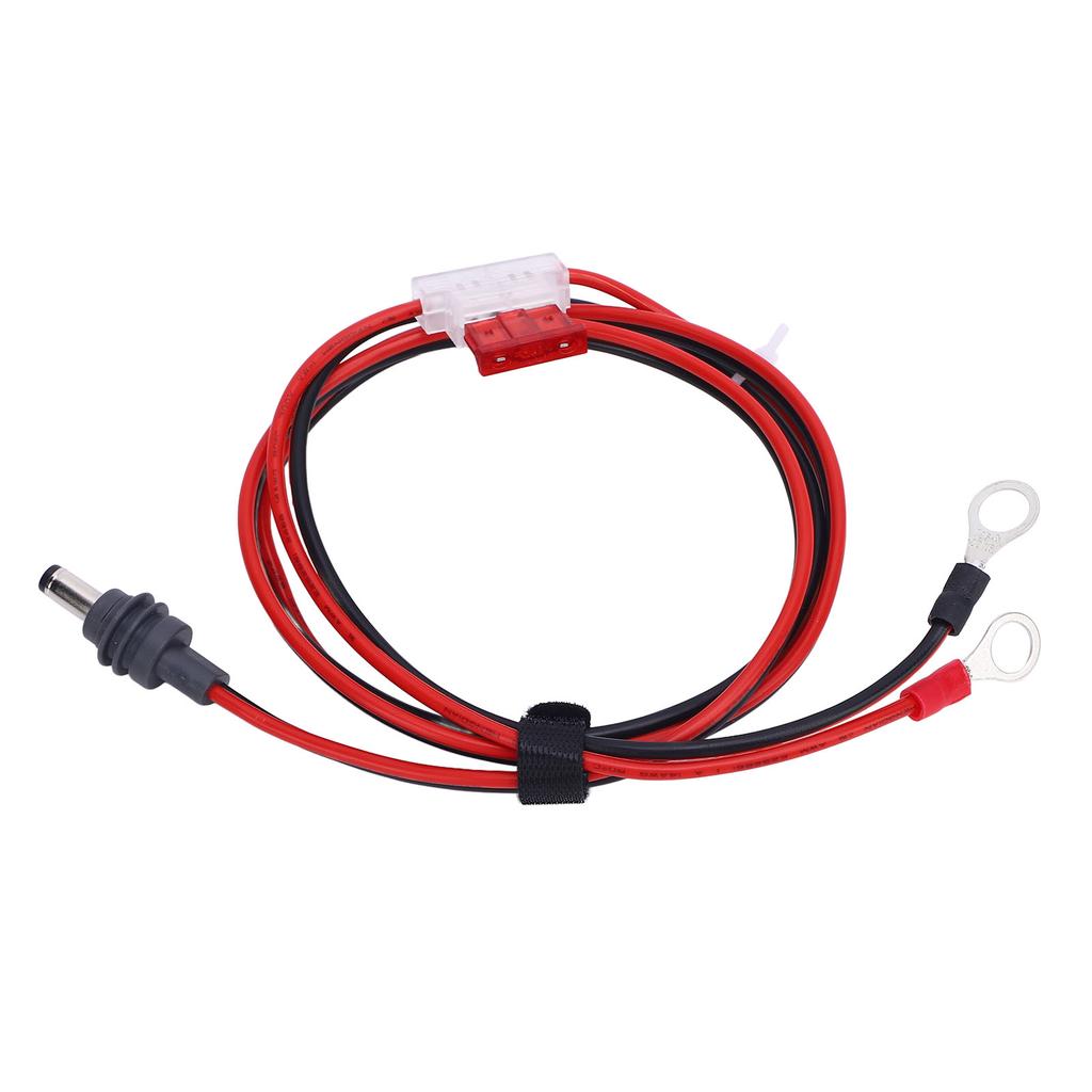 O Ring DC Charging Cable Rubber Copper O Ring Terminal To DC Plug Power Cord with Fuse for Dish