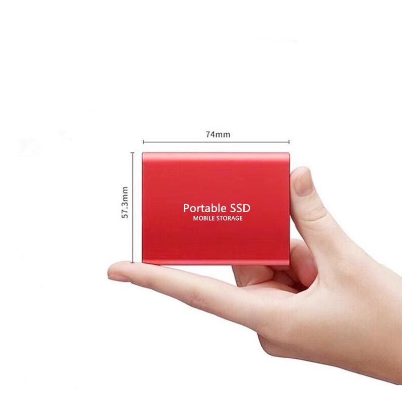 Exclusive Cross-Border Ultra-Thin High-Speed SSD Mobile Hard Drive Expansion - Large Capacity, Brand New Solid State Drive