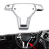 Garniture de couverture de panneau chromé de volant de voiture, pour Mercedes Benz AMG ABCE GLK GLA CLA CLS classe W176 W246 W204 W212 W156 W117