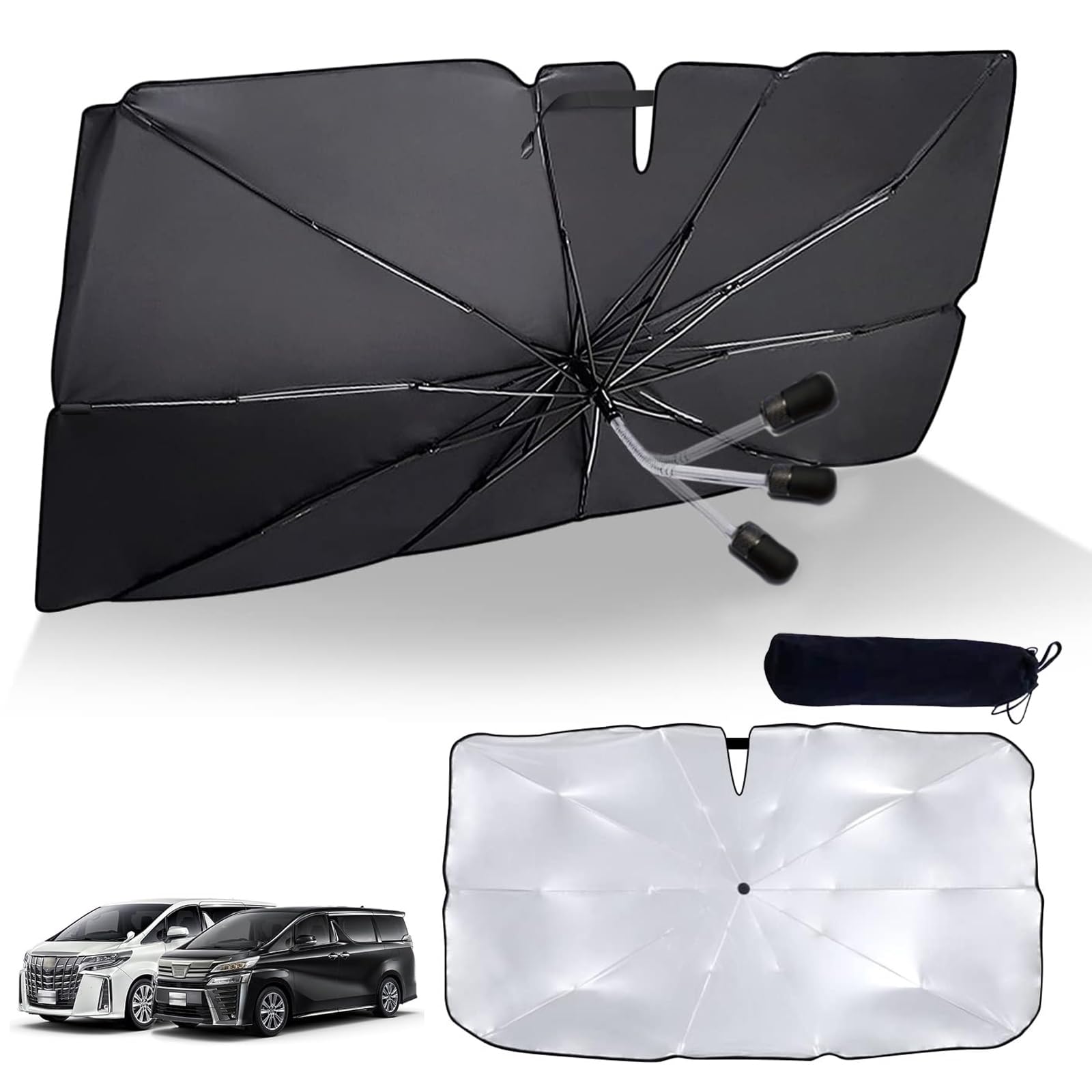 Toyota Alphard/Vellfire 30 Series 2015-Current Car Umbrella Sunshade 360° Bendable Alphard/Vellfire 30 series