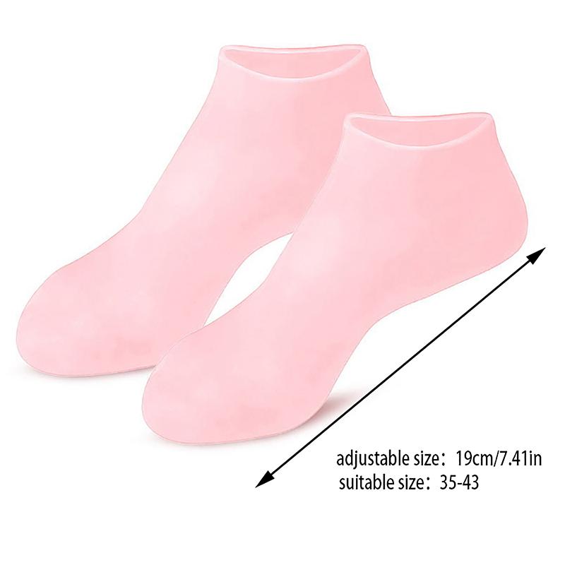 Spa Silicone Socks Moisturizing Gel Socks Exfoliating And Preventing Dryness Cracked Dead Skin Remove Protector Foot Care Tools