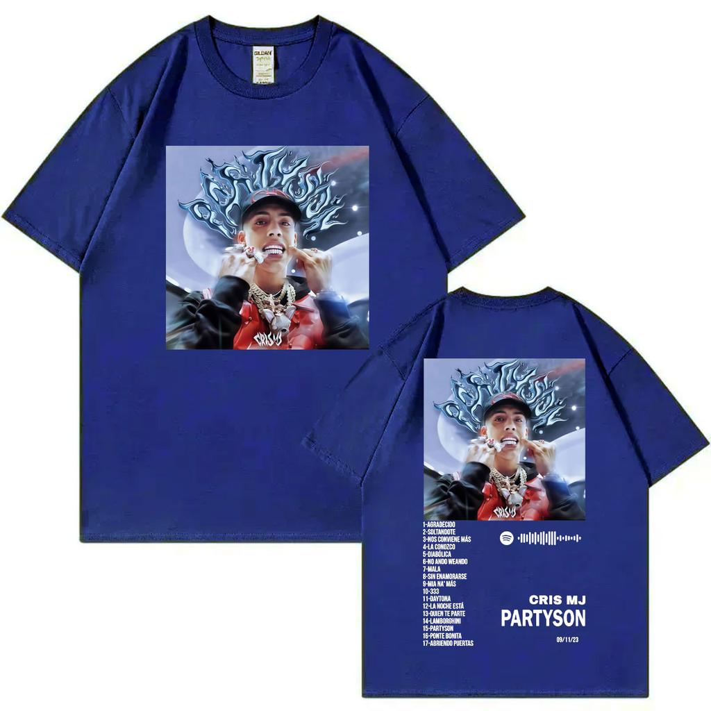 Singer Cris Mj Music Album Poster Graphic T Shirts Fashion Pop Music Short Sleeve Tshirt Mens Womens Casual Cotton Tshirts