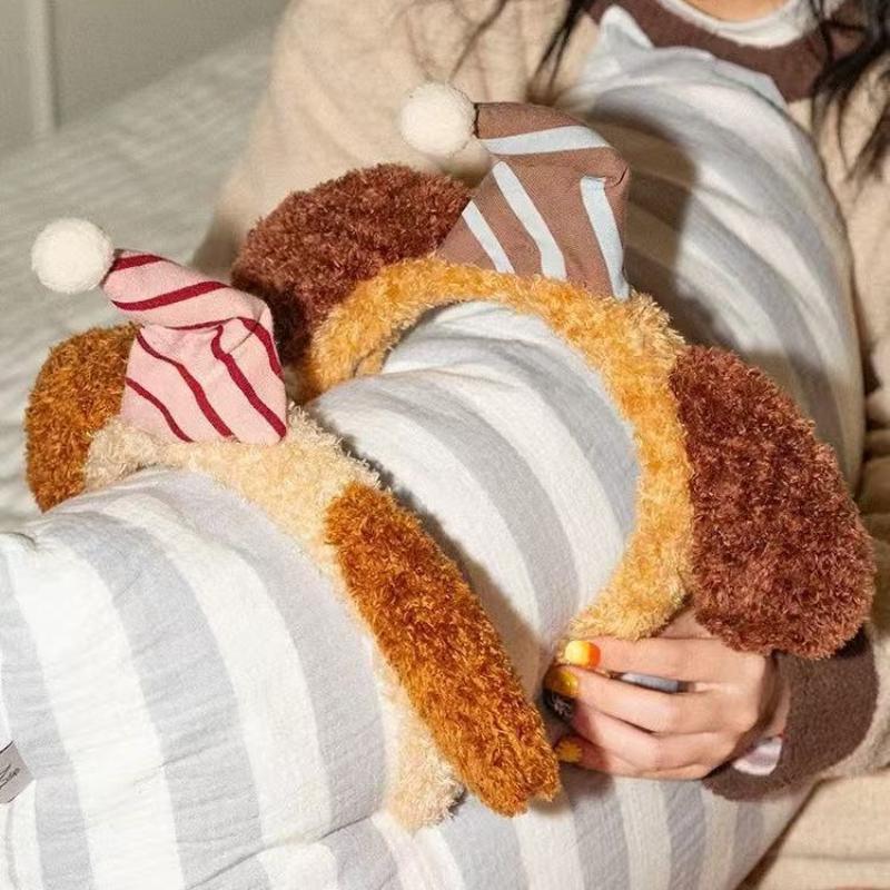 Lovely Stuffed Raccoon Headband For Women Face Washing Birthday Party Gathering Headpiece