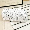 Canvas Pencil Case Polka Dot Bow Cat Star Print Sturdy Zipper Perfect For Students Daily Stationery Storage