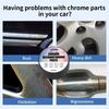 Reparaturpaste für Auto-Chromteile, Speziell entwickelt zur Wiederherstellung von oxidiertem Chromschmuck und Emblemen, Wird mit einem Schwamm geliefert