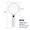 Chuda 30X Large Handheld Magnifier with LED Lights