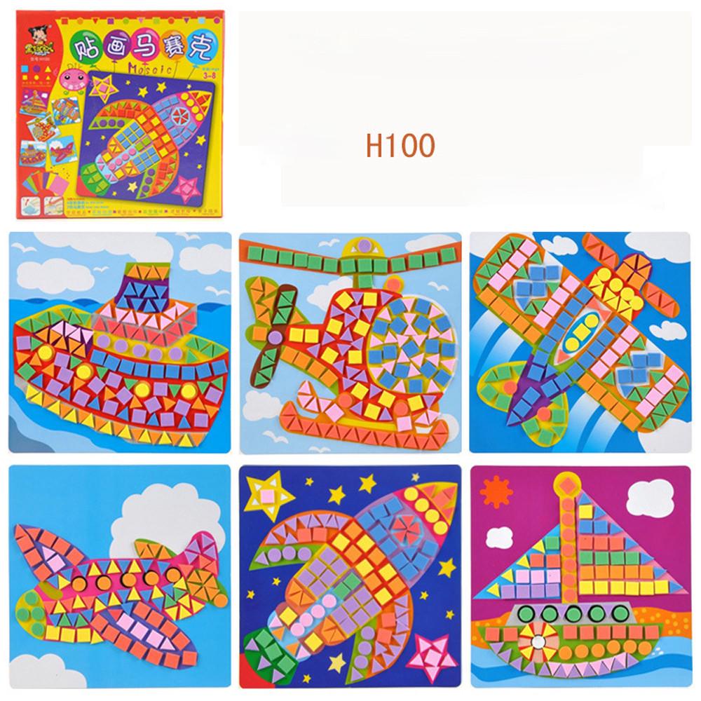 Fun  Kids Art & Craft Kit Childrens Play Activity Decoration Sticker Set
