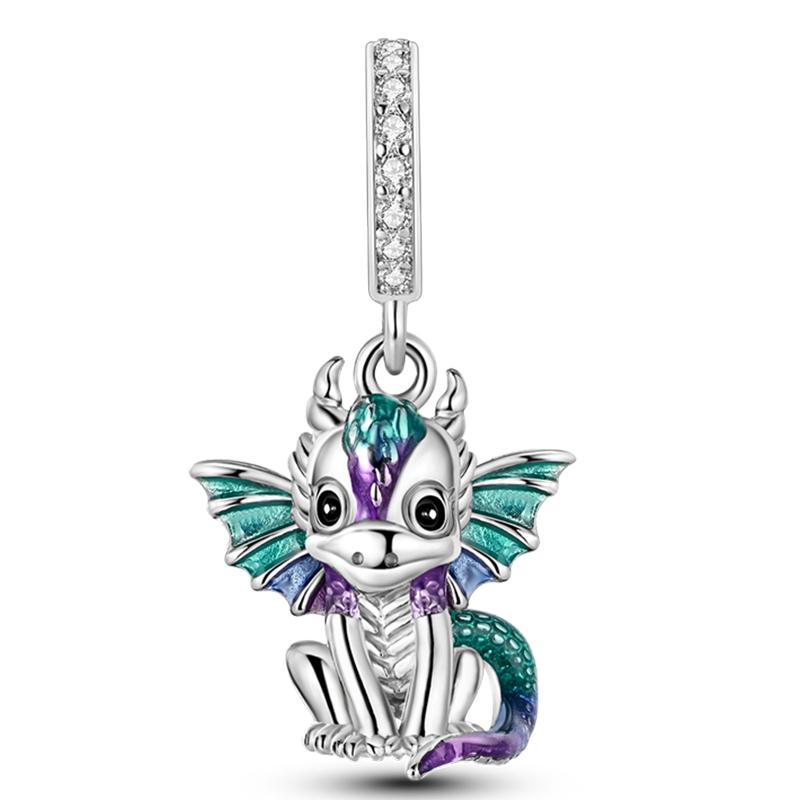 100% Copper Princess Dress Castle Witch Prince Dream Series Charms Beads Fit 3Mm Original Bracelets Diy Fine Jewelry Making