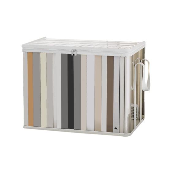 Kleider Aufbewahrungstasche Transparent Große Kapazität Buch Organizer mit Reißverschluss Und Griff Design