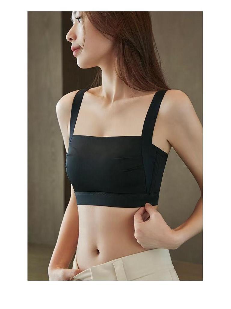 Wirefree Sports Bra for Large Busts - Minimizing, Anti-Sagging, Side Support, Thin Back Smoothing