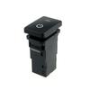 Replacement Power Light Switch Parts Car Black Plastic Blue LED DC 12V