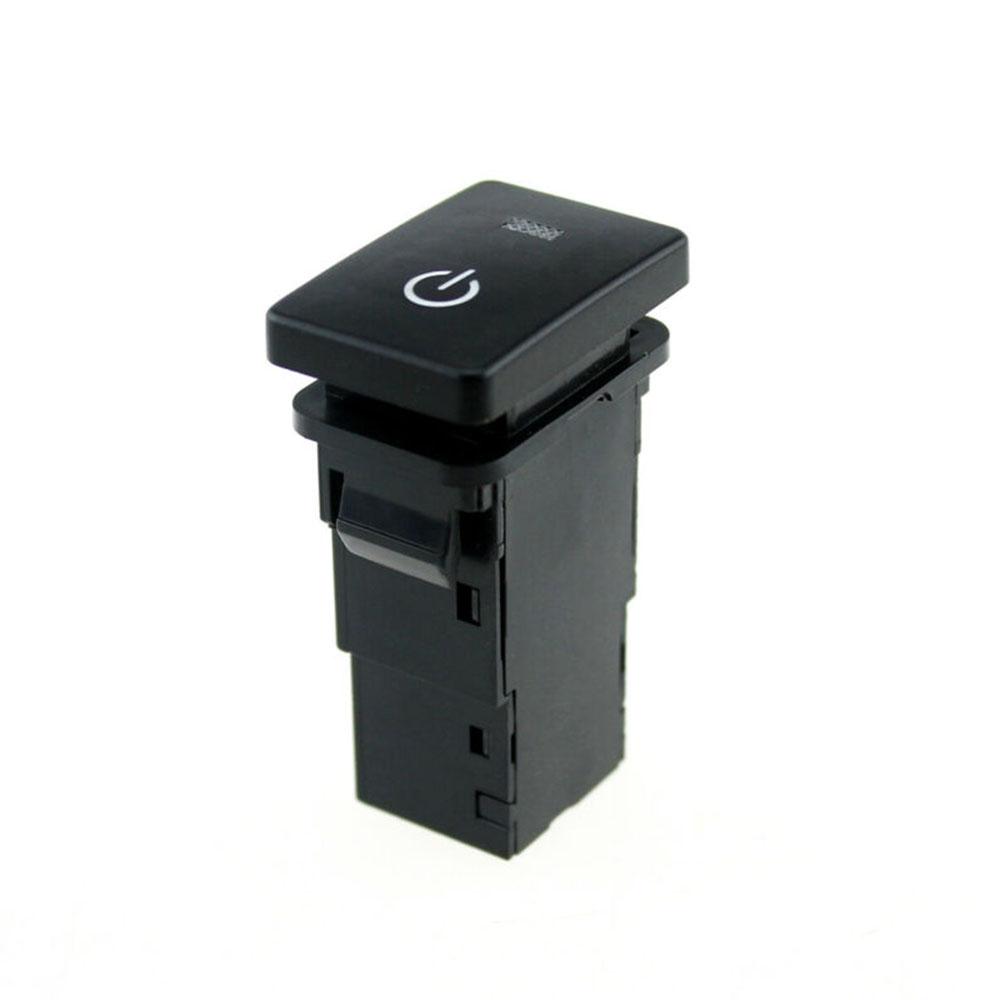 Replacement Power Light Switch Parts Car Black Plastic Blue LED DC 12V