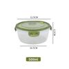 Fresh-keeping Box Can Be Heated in Microwave Oven, Kitchen Refrigerator Freezer Storage Box, Transparent Lunch Box with Lid