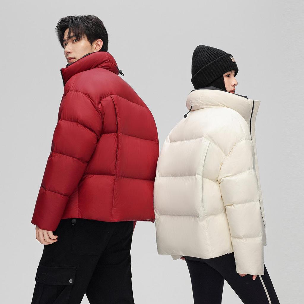 Couple's 2025 Winter Down Jacket: Men's 90% White Duck Down High Loft Outerwear