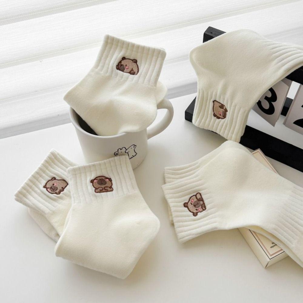 

Elastic Capybara Socks Cartoon Summer Hosiery Simple Cotton Socks Student style4