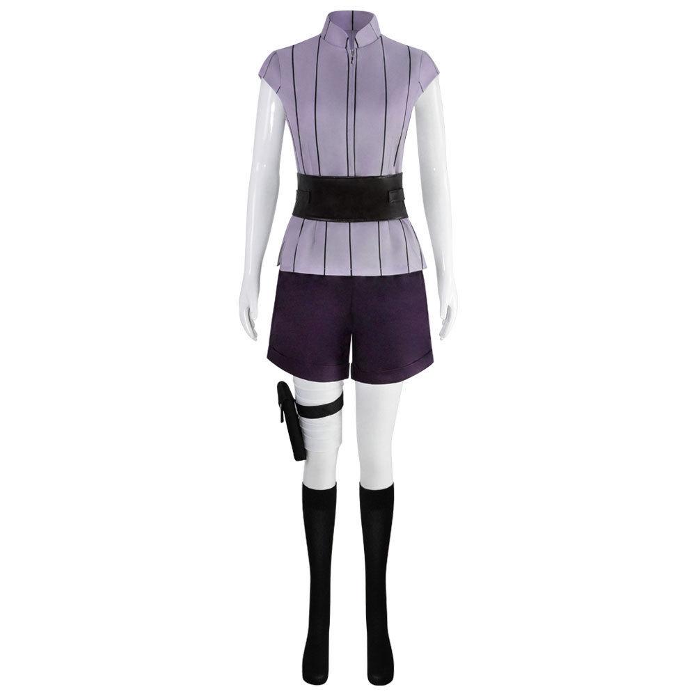 Halloween Anime Ninja Costume: Hinata Hyuga Cosplay for Comic Con Role-Playing