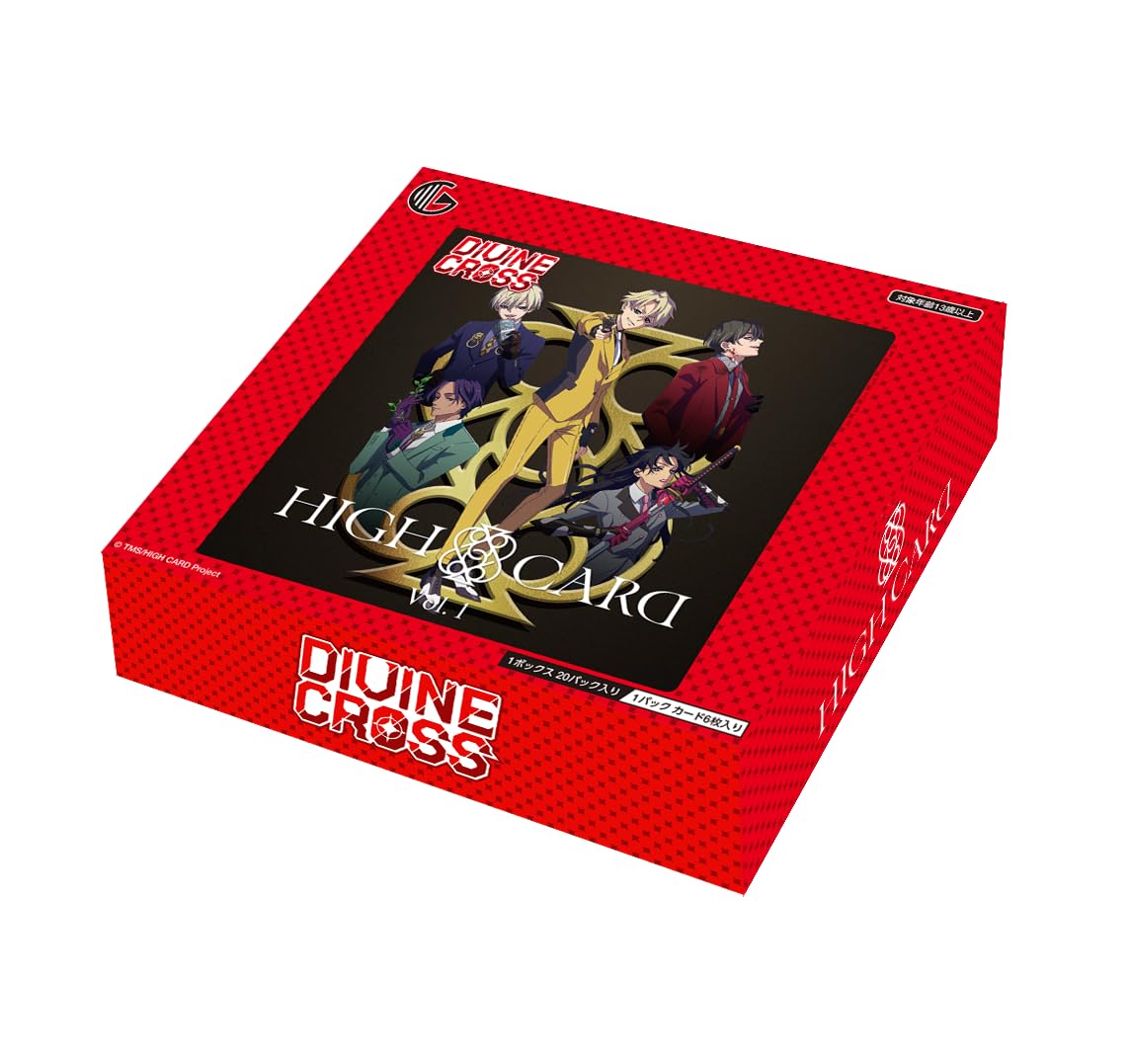 TCG HIGH CARD DIVINE CROSS BOX Том 1 20 пакетов