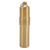 Metal Storage Tube Aluminum Alloy Lightweight Rainproof Portable Airtight Container with Whistle Rope for Camping Travel