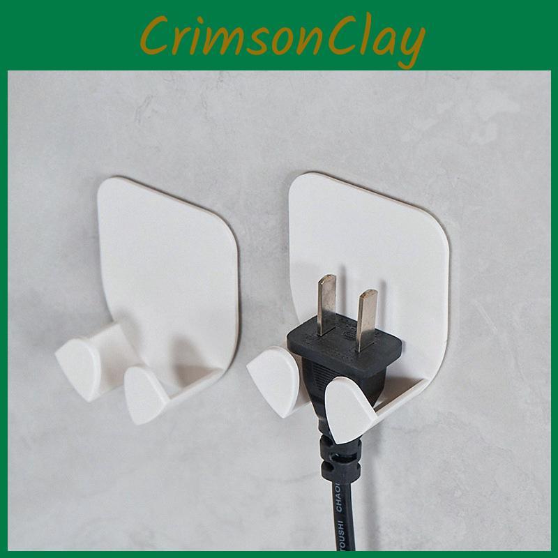 Duty Heavy Plastic Hooks Adhesive No Drill Organizer Wall Home Tools Office